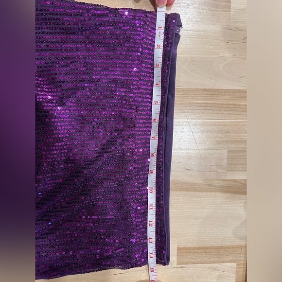 Purple Sequin Sparkle Pants - Picture 3 of 3